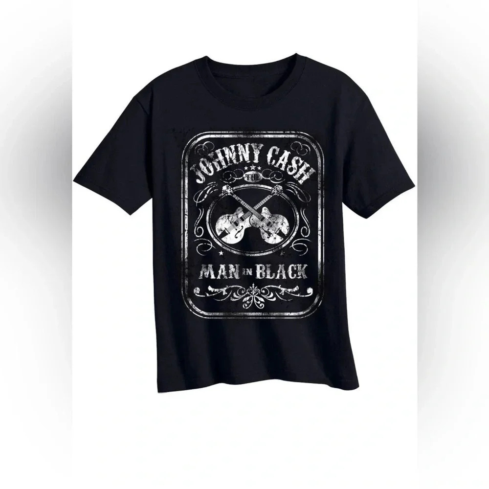 Toddler Boys' Short-Sleeve The Man in Black T-Shirt (Black) Size 18 months